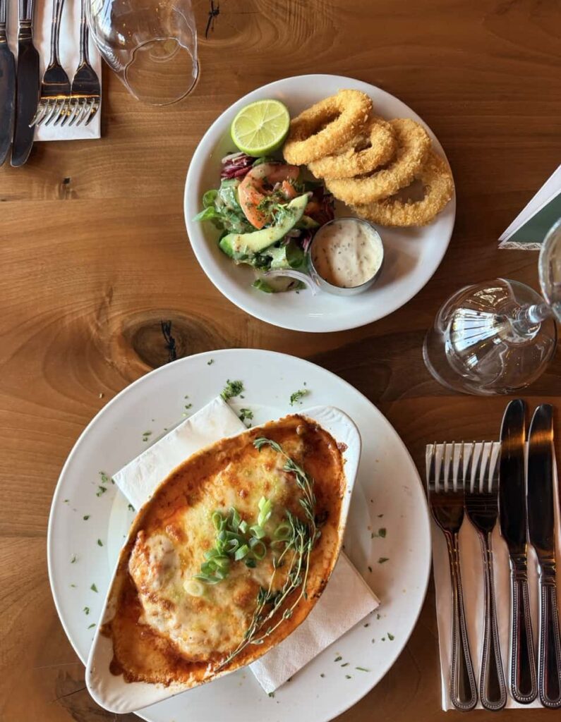 Casa Roni special and calamari